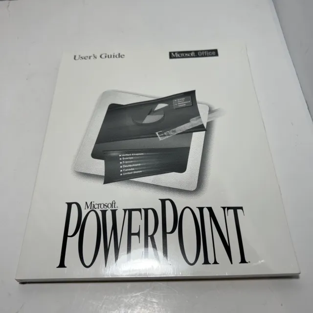 Microsoft PowerPoint User's Guide Manual Brand New