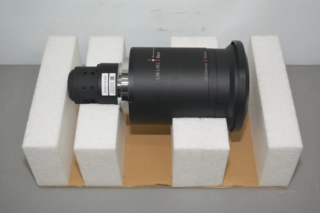 ^ Barco Projector GLD Zoom Lens Motorized 1.06 - 1.43:1 R98017221 #X506