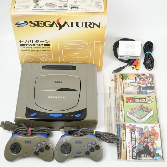 Console Sega Saturn HST-0004 Grey Testée BOX