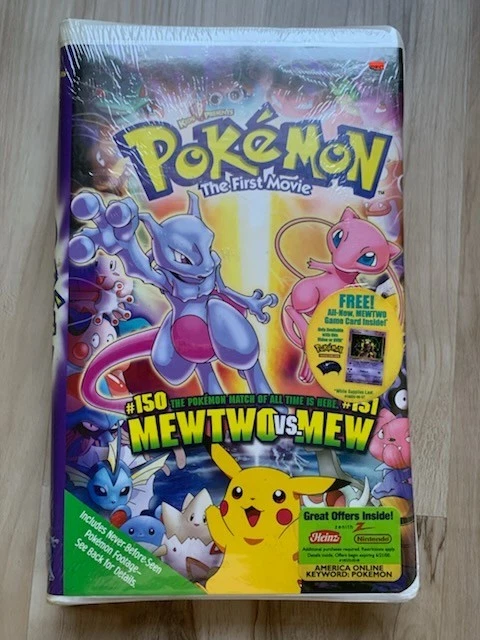 POKÉMON THE FIRST Movie: Mewtwo Strikes Back (VHS, 2000, Clamshell