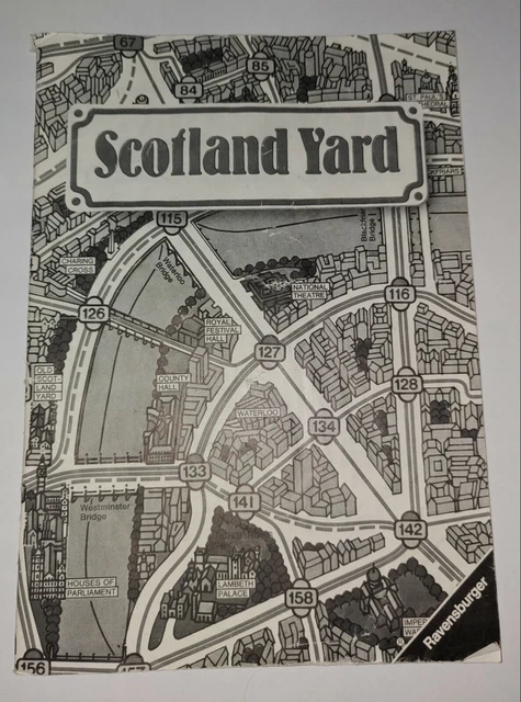 Scotland Yard Spiel Ersatzteil Heft Spielanleitung