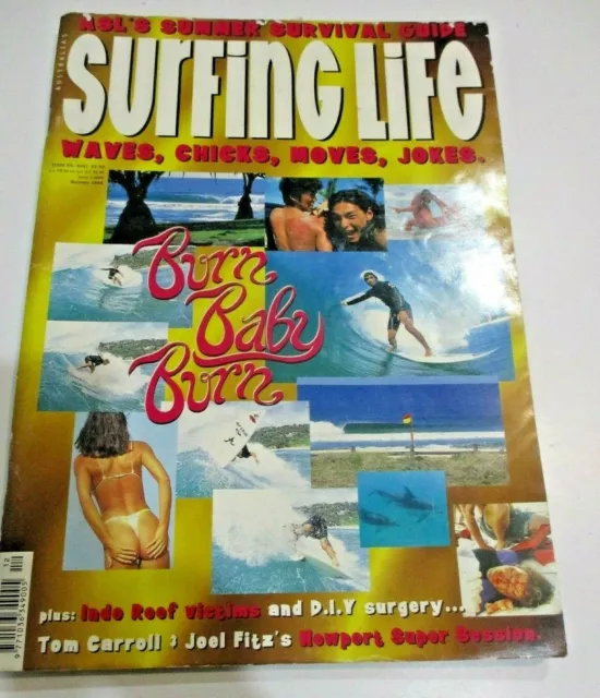 Surfing Life Mag # 99 Sep Dec 1996 Burn Baby Burn Tom Carroll & Joel Fitz's +++