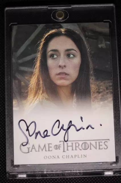 BLAC INK 2014 Game of Thrones Season 3 AUTO AUTOGRAPH Oona Chaplin talisa maegr