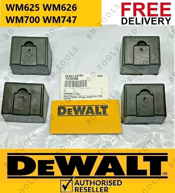 thumbnail image 2 of 8-Pack Black+Decker Workmate Workbench Feet Shoes – Fits WM750, WM800, WM825, X40001 2 of 6