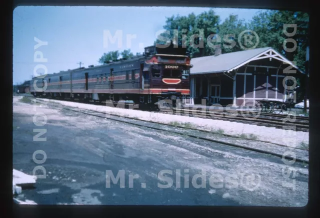 Duplicate Slide CGW Chicago Great Western Gas Electric 'Doodle Bug' 1009 In 1950