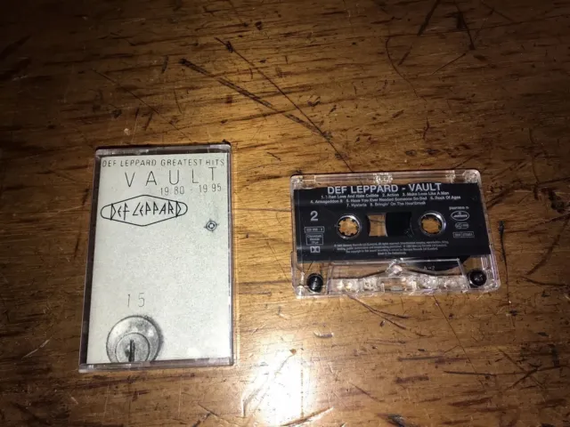 Def Leppard - Vault Greatest Hits - cassette tape