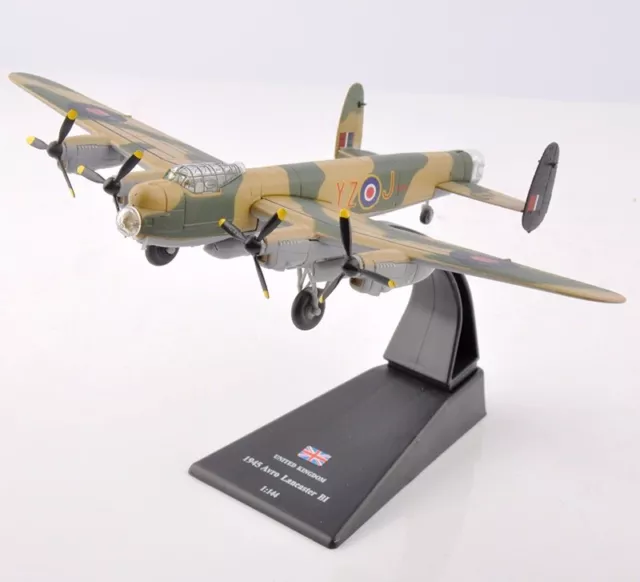 1/144 Scale 1945 Avro Lancaster BI Aircraft Model Plane Toy