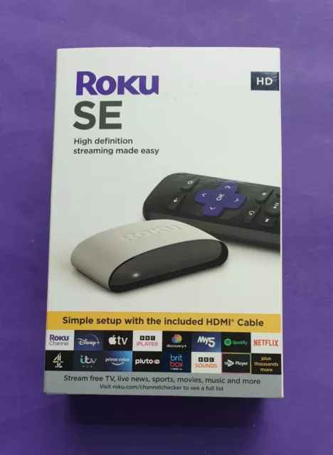 Roku SE HD: High Definition Streaming  Media Player sealed