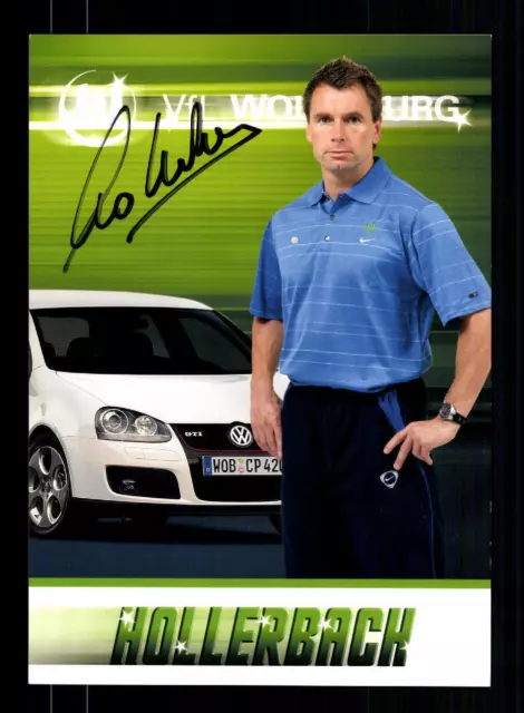 Bernd Hollerbach Autogrammkarte VFL Wolfsburg 2007-08 Original + A 192463