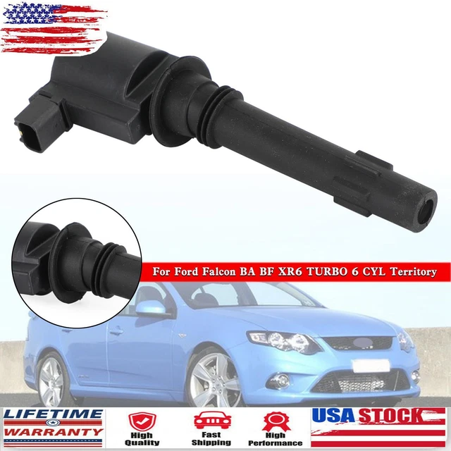 IGNITION COIL 5R2U12A366BA For Ford Falcon BA BF XR6 TURBO 6 CYL