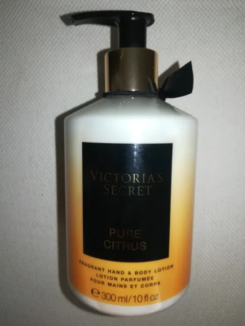 Victoria's Secret PURE CITRUS Fragrant Hand Body Lotion 10 oz NEW in Pump Bottle