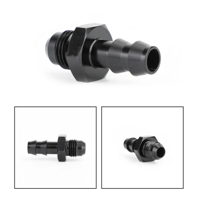 6 AN Male Flare to 3/8" Hose Barb Adapter Fitting AN6 6AN -6AN 3/8 Push Lock O3