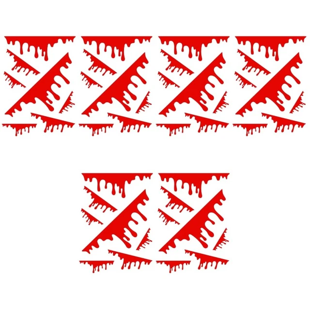 Yctze Triangolo Adesivi Decorazione Auto Decalcomanie Universali 200x60cAdesivo Corpo Auto Adesivi Decorazione Auto Adesivi Decorazione Auto Adesivo Corpo Laterale Auto (Rosso