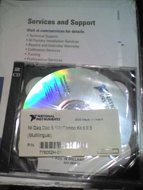 NATIONAL INSTRUMENTS NI DAQ Doc & SW Combo Kit 6.9.3 (Multilingual ...