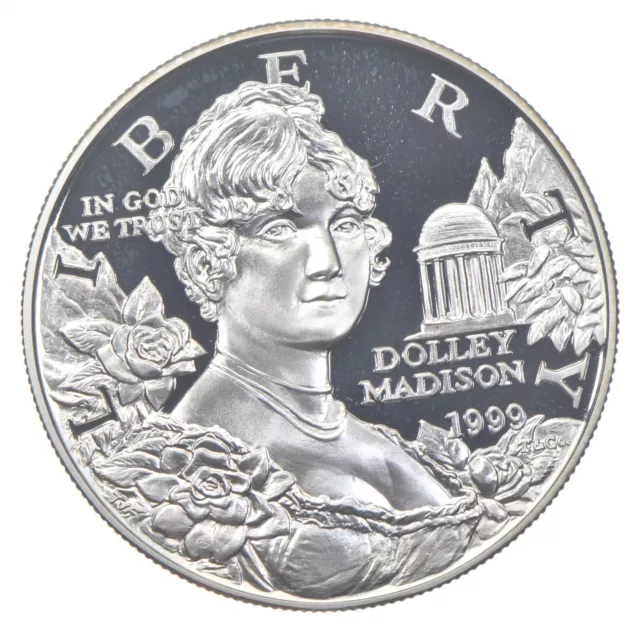 1999-P Proof Dolley Madison Commemorative Silver Dollar $1 *0313