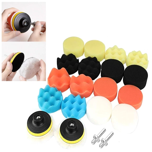 Polishing Pad Mop Car Wheel Sponge Buffer Polisher Kit Drill
