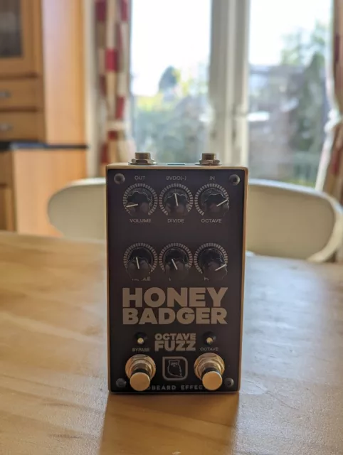 Red Beard Effect Honey Badger Octave Fuzz Guitar Effects Pedal