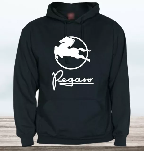 Sudadera Con Capuchar Pegaso Vintage  Coches Hombre Mujer Algodón Moda Abrigo