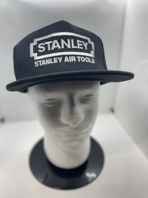 STANLEY AIR TOOLS hat vintage black adjustable snapback cap GraffitiMade in USA!