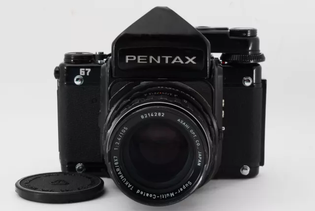 [ EXC+5 ] Pentax 67 Late Mup TTL 6X7 Film w/ SMC Takumar 105mm f/2.4 Japan #780