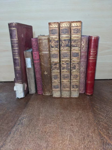 livre ancien-1 lot de 9 livres historia 19/20 ème