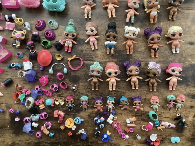 LOL SURPRISE MINI Doll Bundle, Babies And Accessories (25 Dolls Mini ...