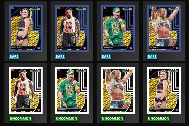 Topps Chrome Digital Topps WWE Slam Digital Trading Cards  Pick Any 9  Commons To Super Rares, 2025 Season Wwe Slam 25 Game