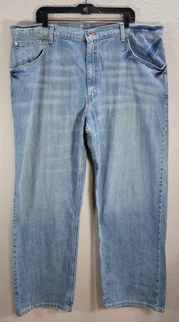 Men's Levi's Silver Tab Baggy Denim Jeans Blue Wide Leg Casual Sz 42