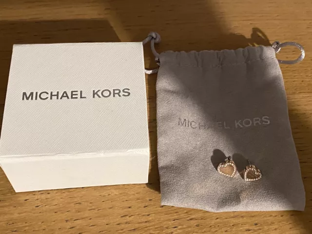 Michael Kors | Sterling Silver Heart Padlock Stud Earrings MKC1559A6040 -  First Class Watches™ IRL