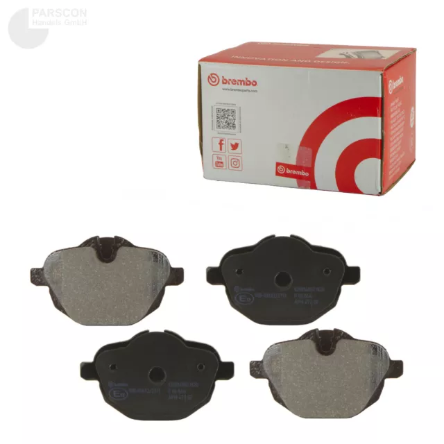 Brembo Scheibenbremsbelag Hinterachse P85124 für VW Touran Passat B8