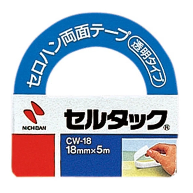 Cinta de celofán de doble cara Nichiban Celltac 18 mm x 5 m CW-18