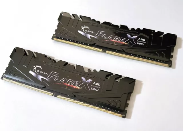 G.Skill Flare X, DDR4-3200 RAM/Arbeitsspeicher Set (16 GB), F4-3200C16D-16GFX