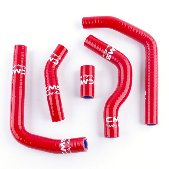Fit Honda CR125R CR125 2005 2006 2007 2008 Red Silicone Radiator Water Hose Kit