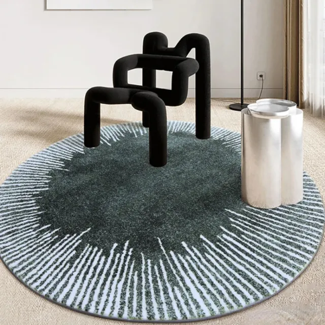Modern Soft Round Carpets for Living Room Bedroom Bedside Plush Area Rugs Decor