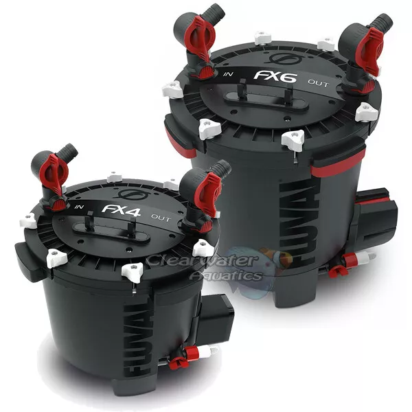 Fluval Fx6 Fx4 External Power Filter Inc Media Canister Fish Tank Aquarium