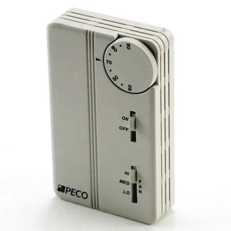 Peco Ta155-017 Thermostat On/Off,24-277V,3 Spd,Vertical