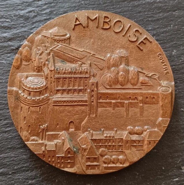 Médaille En Bronze - Amboise - Collection Ou Décoration