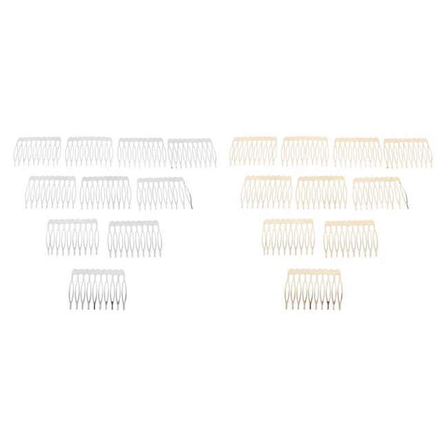20 Stück DIY Haarkamm Seitenkämme Schmuckherstellung Haarschmuck 10 Zähne