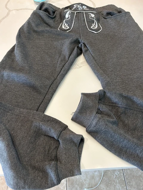 Mens Gray Colored Sweatpants For Oktoberfest Schoneberger Trachten Couture