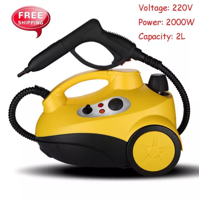 Lampblack Steam Cleaner Machine Car Upholstery Carpet Floor Steamer Cleaning