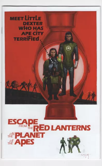 Planet Of The Apes Green Lantern #3 Movie Escape Poster 1:10 Variant Dc Comics