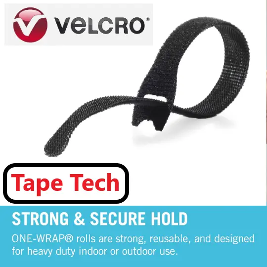 VELCRO® GENUINE ONE-WRAP Ties Double Sided Hook & Loop Reusable Strapping Tape