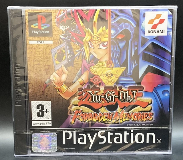 YUGIOH! FORBIDDEN MEMORIES PlayStation 1 Konami PAL Sealed Brand New