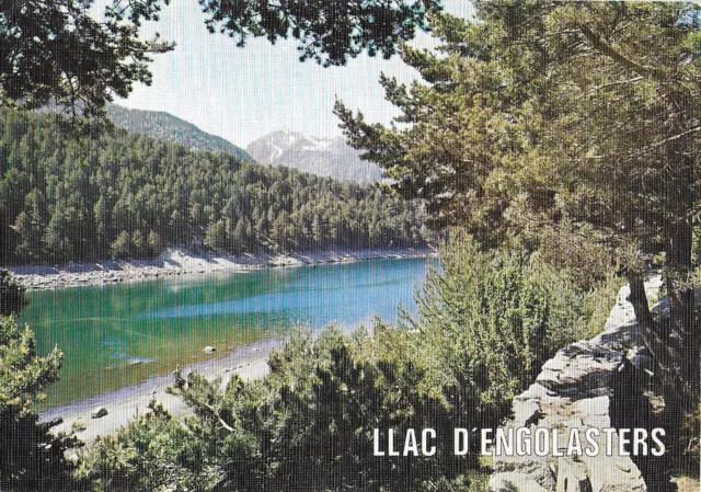 Carte Postale Andorre, Lac D'engolasters, Grain Toile