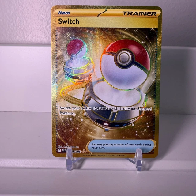 POKEMON CARD SWITCH 160/149 Secret Rare Gold Full Art Trainer Sun & Moon  PSA 9 $36.00 - PicClick