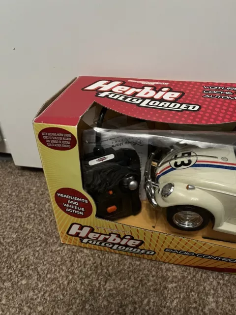 Herbie Fully Loaded Remote Radio Control Car Official VW Disney Store Rare Boxed 3