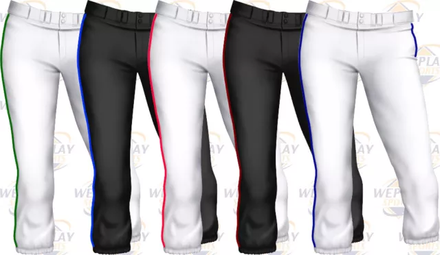 Easton Pro Piped Braid Adult Womens Fastpitch Softball Pants A164148 CLOSEOUT
