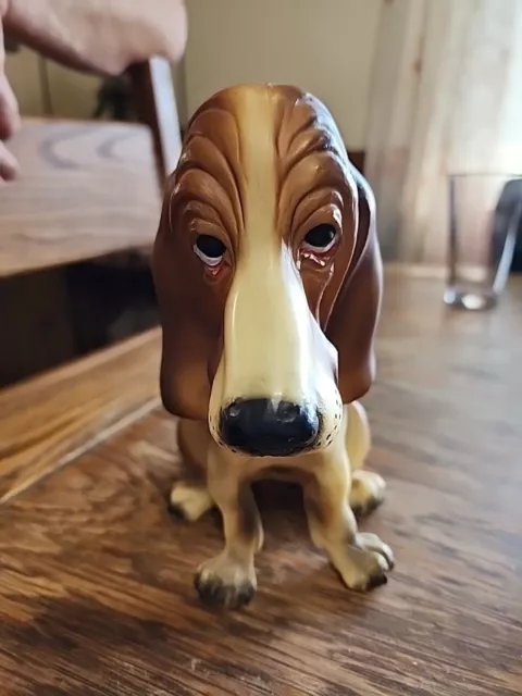 Vintage Breyer Jolly Cholly Basset Hound - Hard Plastic Antique Hound Dog Toy