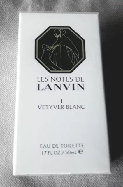 LES NOTES DE LANVIN I VETYVER BLANC Eau de Toilette 50 ml vetiver Neu OVP, RAR