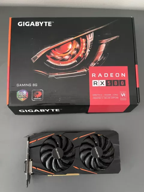 GIGABYTE AMD Radeon RX 580 (8192 MB) (GV-RX580GAMING-8GD) Grafikkarte